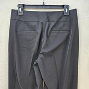 TAHARI WOMEN'S 6 BLACK CAREER DRESS PANTS FLAT FRONT STRAIGHT LEG TROUSER NWT