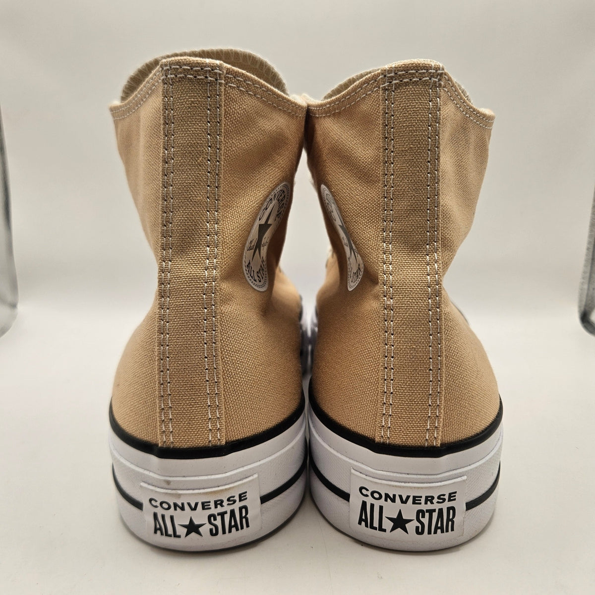CONVERSE WOMEN'S 11 CTAS LIFT HI PLATFORM TRUE COASTAL DUNE A11874F NWOB