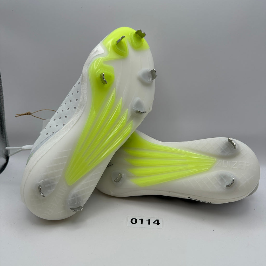 Adidas Adizero Instinct+ Softball Cleats Wms 7.5 White/Neon