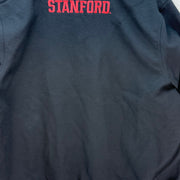 NIKE X STANFORD WOMEN'S LARGE FOOTBALL JACKET QUILTED FLEECE BLACK
