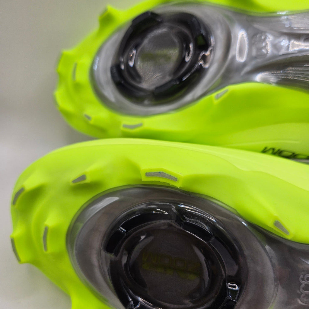 NIKE MEN'S 13 VAPOR PRO 1 FOOTBALL CLEATS VOLT GREEN SILVER IQ5163-700 NWOB