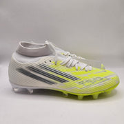 ADIDAS WOMEN'S 7 F50 SPARKFUSION LEAGUE SOCCER CLEATS FG AG WHITE NWOB JP8350