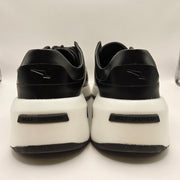 WOLF & SHEPHERD MEN'S 10.5 SUPERCROSSOVER BLACK LEATHER LOW TOP SNEAKER NWOB