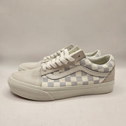 VANS WOMEN'S 6 OLD SKOOL CHECKERBOARD GRAY WHITE NWOB