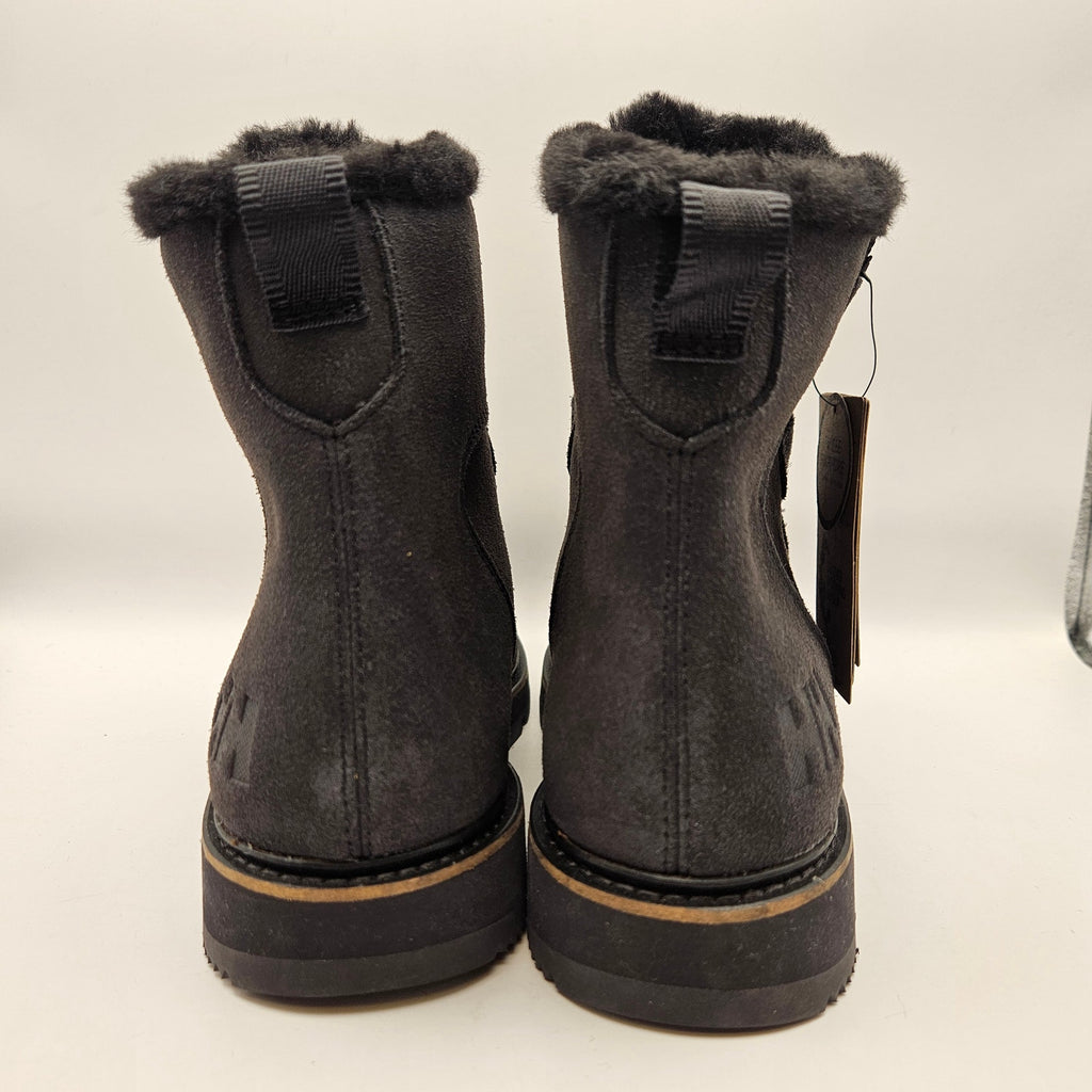 HELLY HANSEN WOMEN'S 6 WINTER BOOTS BLACK FAUX FUR LINED COLD WEATHER SNOW NWOB