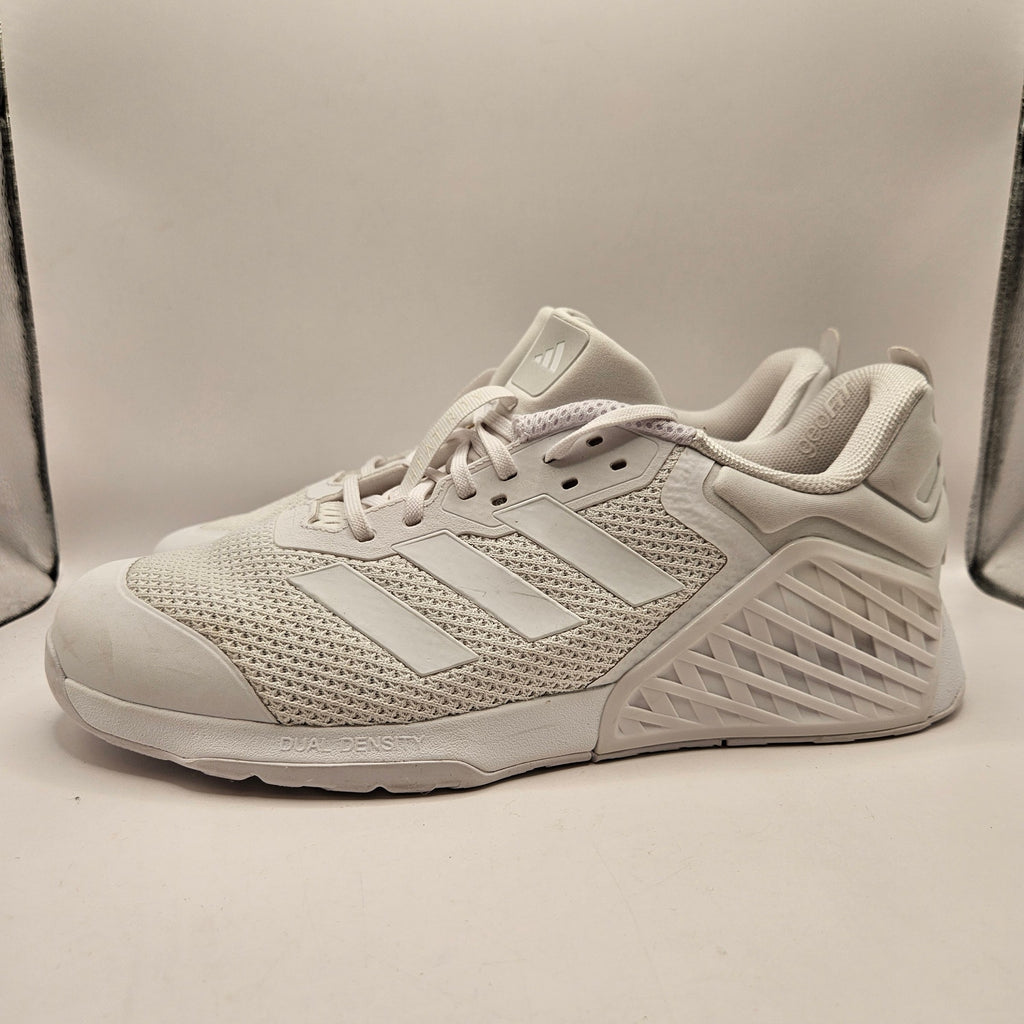 ADIDAS MEN'S 12.5 DROPSET 3 TRAINING WHITE ATHLETIC SHOES LOW TOP IH8289 NWOB