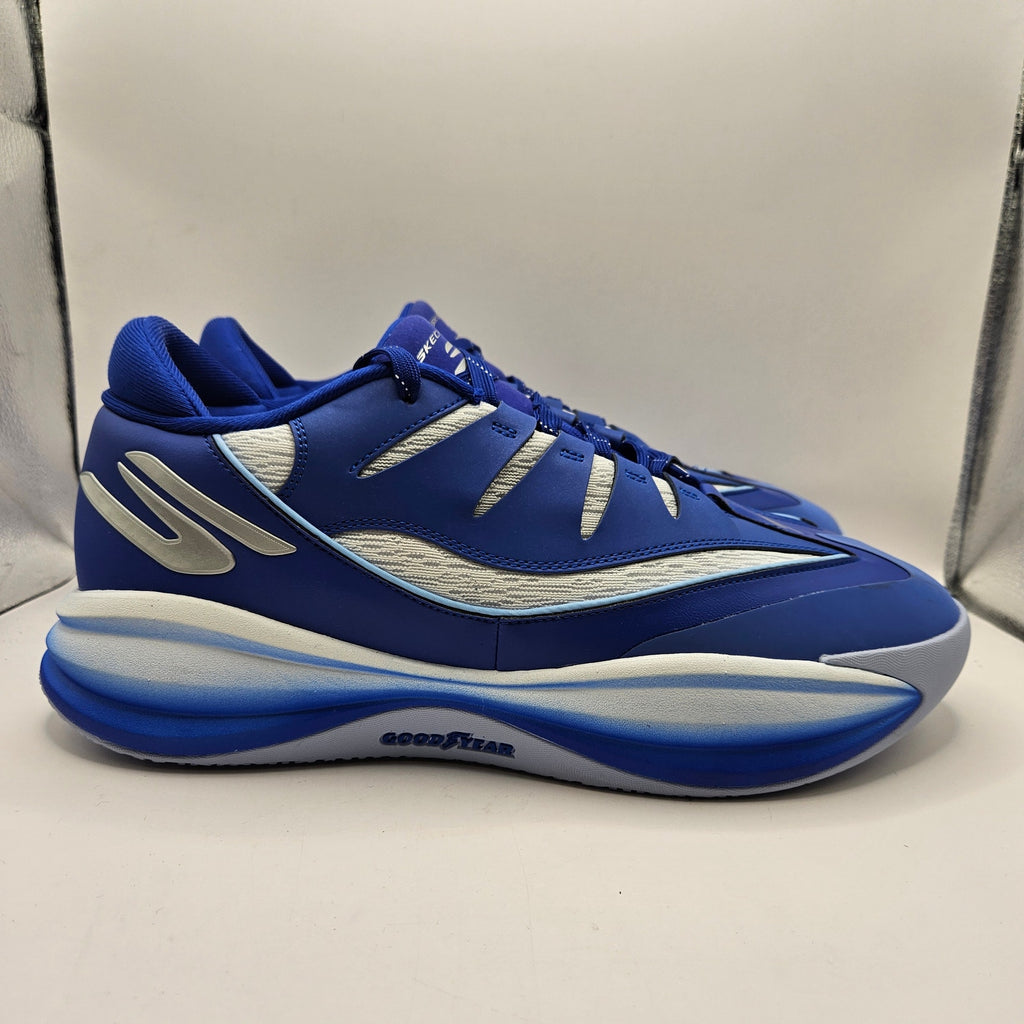 SKECHERS MEN'S 13 SKX B-LITE BASKETBALL SHOES 253025-BLW BLUE WHITE NWOB