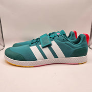 ADIDAS MEN'S 11 THE TOTAL 2 WEIGHTLIFTING SHOES PURE TEAL JP9867