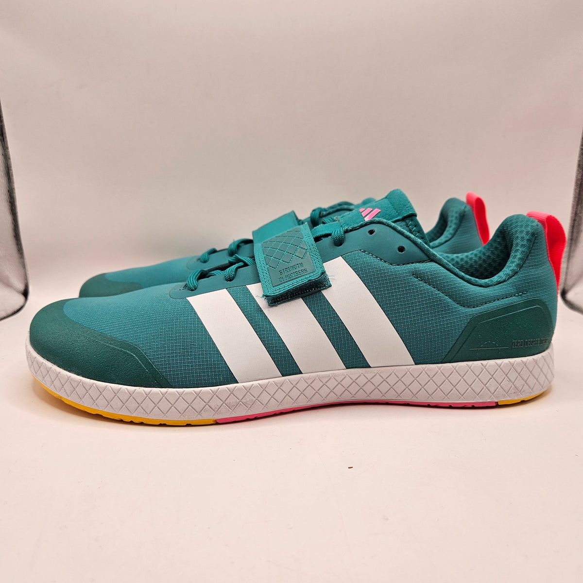 ADIDAS MEN'S 11 THE TOTAL 2 WEIGHTLIFTING SHOES PURE TEAL JP9867