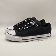 CONVERSE MEN'S 8.5 CHUCK TAYLOR PUFF OX TRAINER SNEAKER BLACK WHITE A14723C