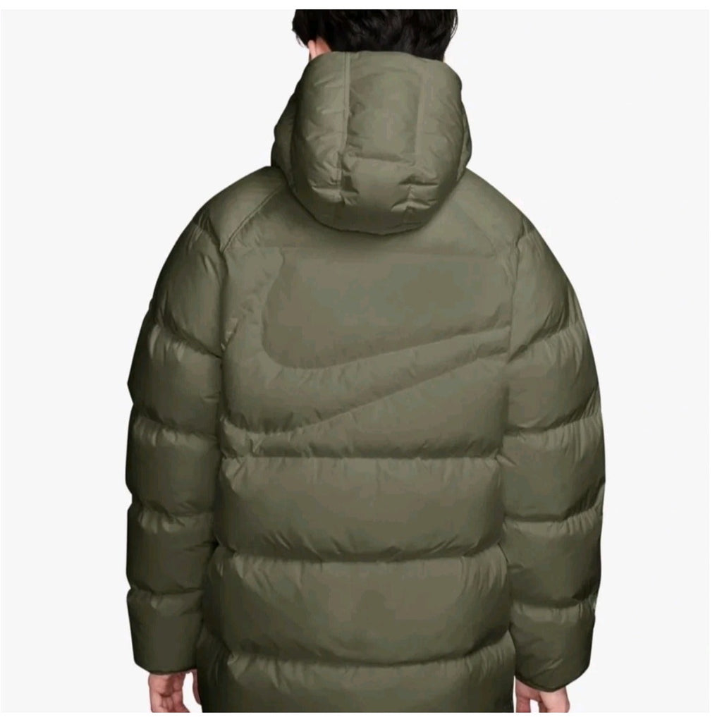 NIKE MEN'S 3XL THERMA FIT LOOSE PARKA OLIVE GREEN IH2377-222 NWT