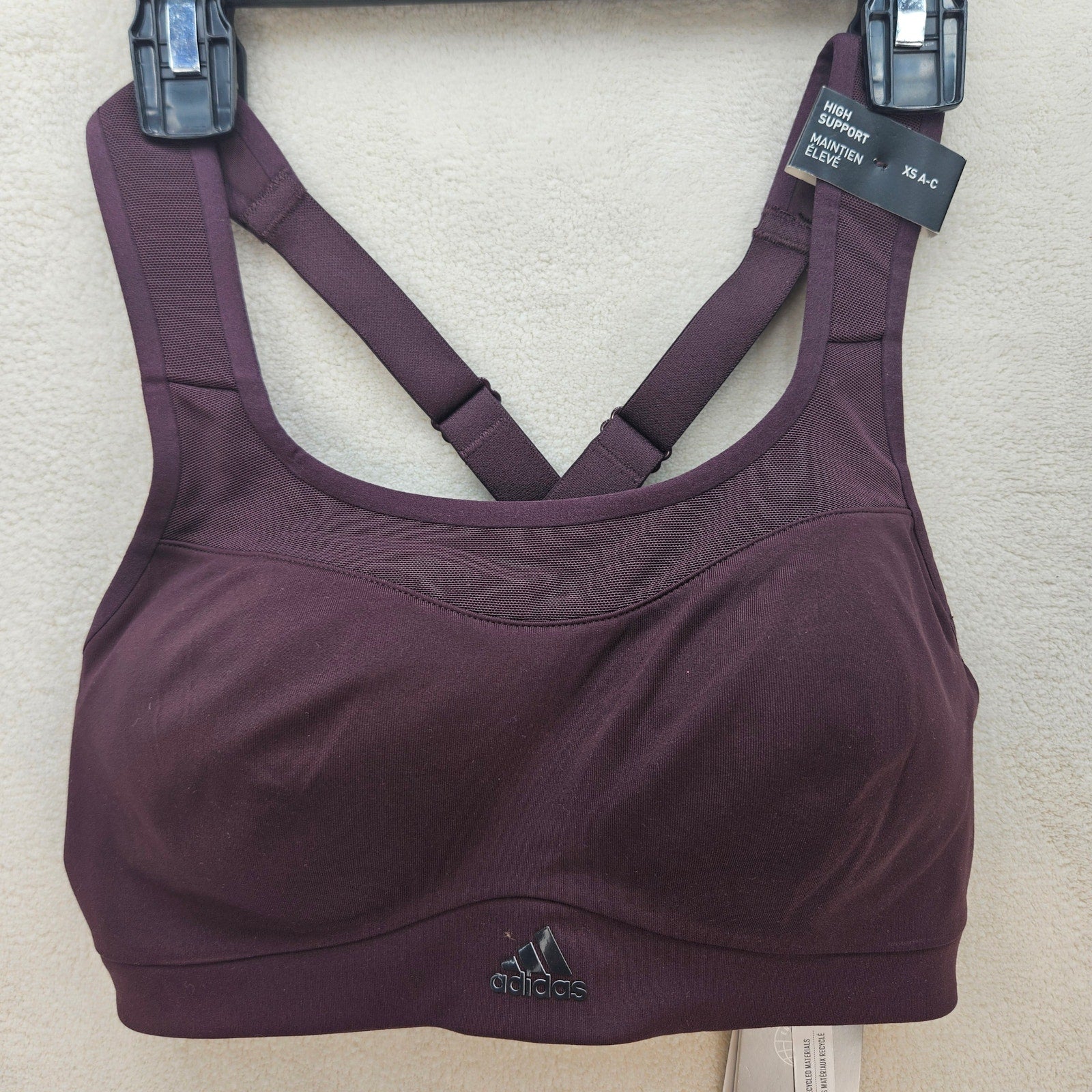 ADIDAS WOMEN'S XSAC TRAINING 208 TLRD IMPACT TRAINING HI SUPPORT BRA HL8675 NWT