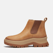 TIMBERLAND WOMEN'S 8.5 ROXIE LANE MID CHELSEA BOOT BROWN FULL GRAIN NIB