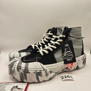 VANS MEN'S 7.5 WOMEN'S 9 SK8-Hi TAPERED MOON ROCKS BLACK MODULAR NWOB