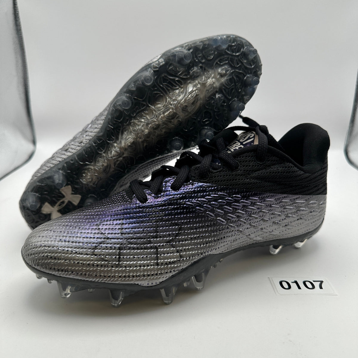 UNDER ARMOUR Blue Smoke MC Cleats Womens sz 8