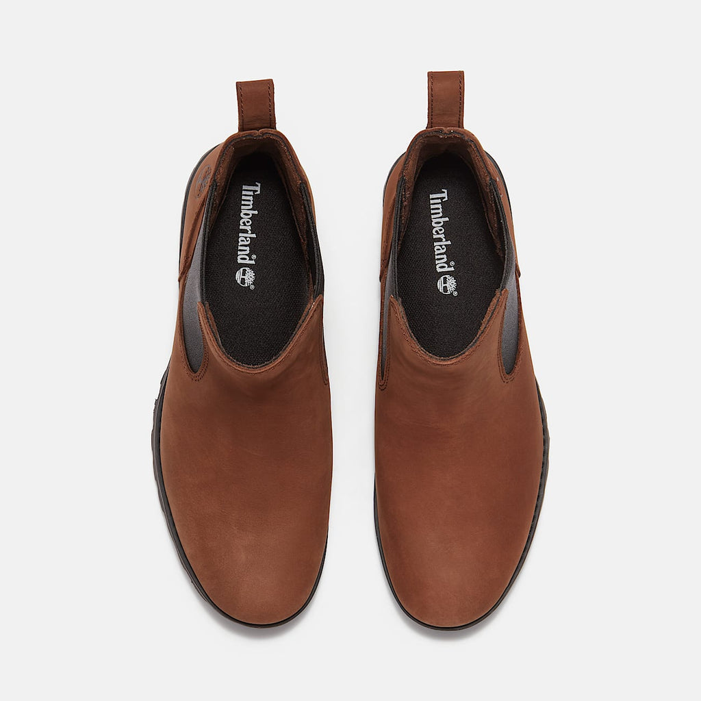 TIMBERLAND WOMEN'S 9 ELLENDALE CHELSEA BOOTS BROWN NIB