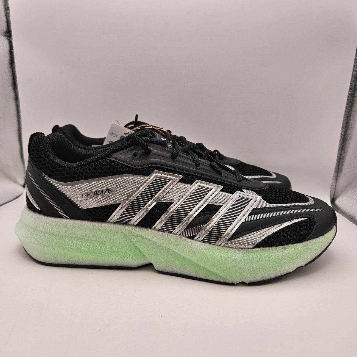ADIDAS MEN'S 12 LIGHTBLAZE GLOW LACE UP BLACK NWOB JP6321