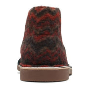 CLARKS MEN'S 10.5 BUSHACRE 3 CHUKKA BOOT BLADE SUEDE WOOL PRINT 68658