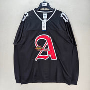 ADIDAS MEN'S MEDIUM ORIGINALS TREFOIL OG 2 IN 1 JERSEY BLACK RED RARE KS5328