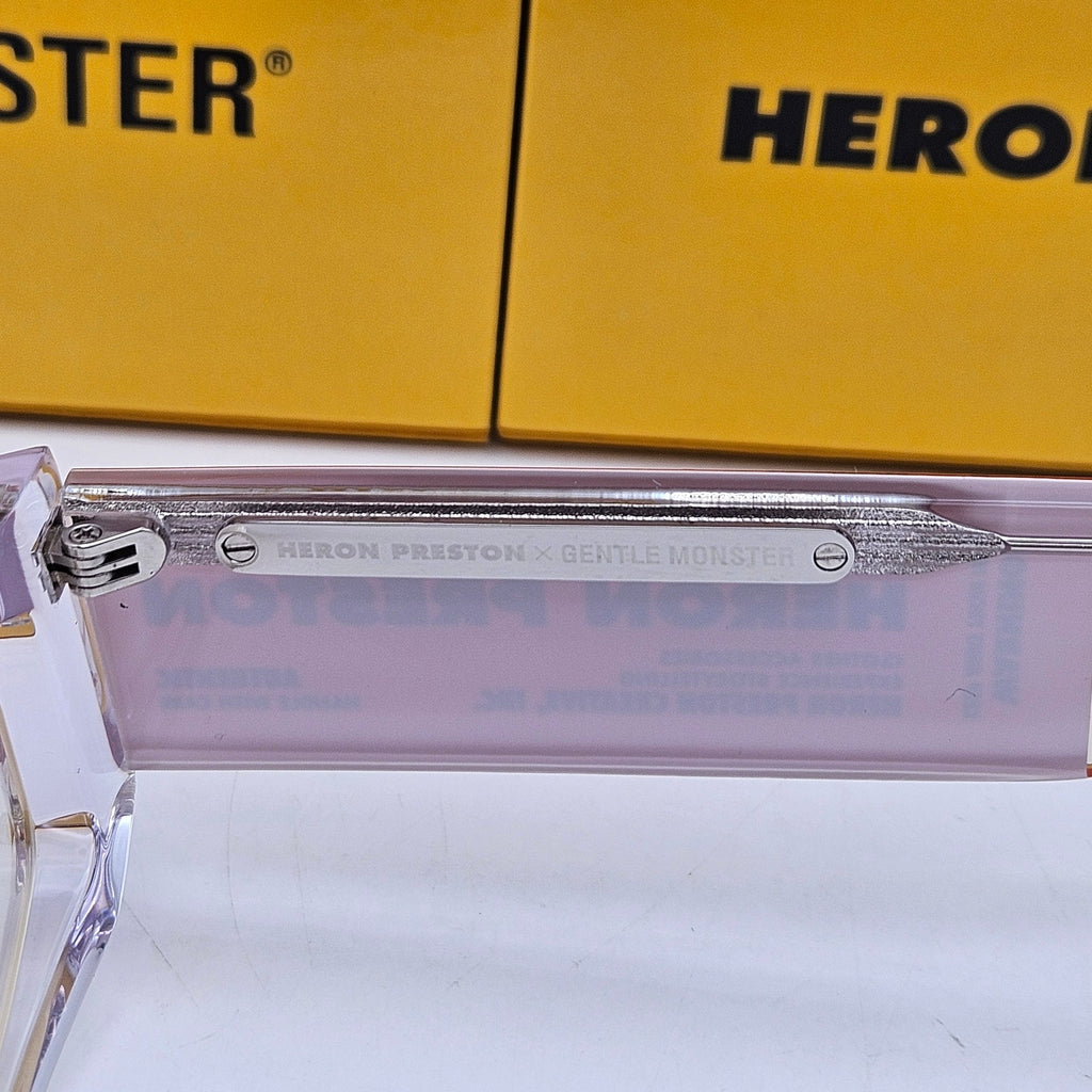 HERON PRESTON X GENTLE MONSTER LEVEL 0 CLEAR BUBBLE LEVEL GLASSES RARE NIB