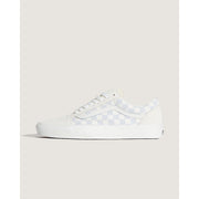 VANS MEN'S 8 OLD SKOOL WHITE CHECKERBOARD MARSHMELLOW NIB LOW TOP SKATEBOARD SNEAKER