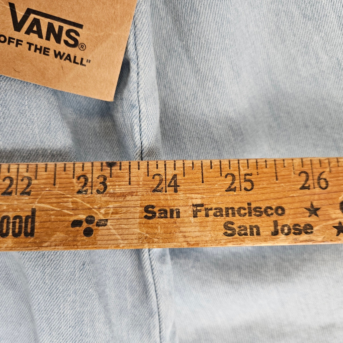 VANS WOMEN'S MEDIUM SKATE MAC DENIM COAT NWT LIGHT STONEWASH