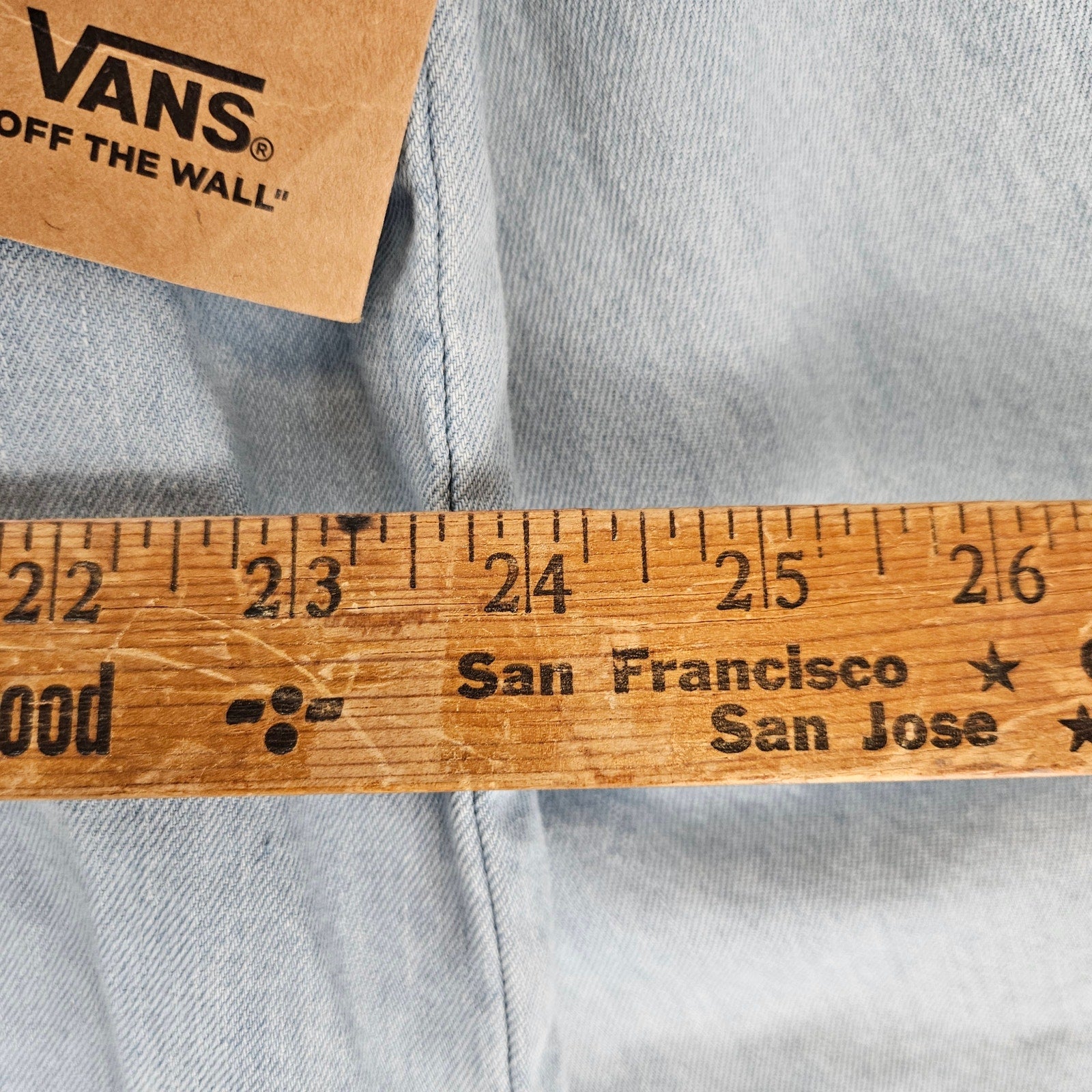 VANS WOMEN'S MEDIUM SKATE MAC DENIM COAT NWT LIGHT STONEWASH
