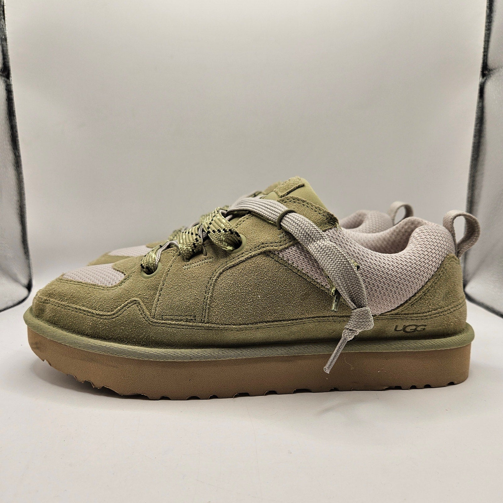 UGG WOMEN'S 12 LO LOWMEL MUTED BRASS SUEDE CASUAL SHOES 1168890 NWOB