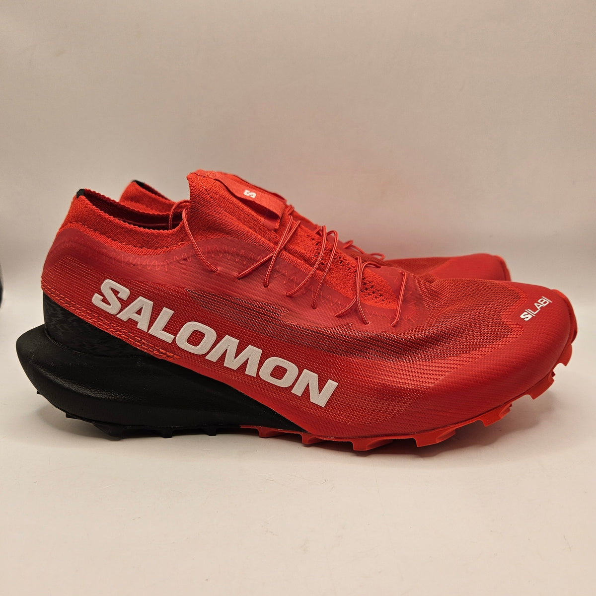 SALOMON WOMEN'S 7.5 S/LAB PULSAR 3 FIERY RED TRAIL RUNNING SHOES L47386700