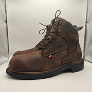 RED WING MEN'S 11 EE WIDE 415 DYNAFORCE 6 IN WP SOFT TOE WORK BOOTS BROWN NWOB