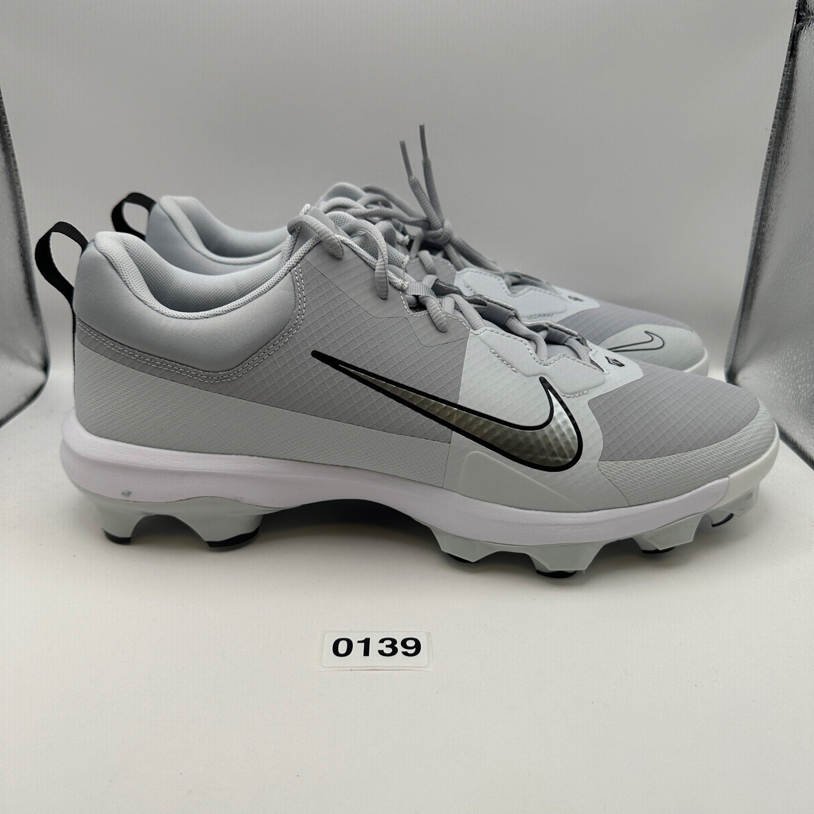 NIKE Baseball Cleats Men's 15 Force Trout 9 Pro MCS Gray