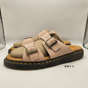 DR MARTENS MEN'S 14 JOSEF SANDALS DOUBLE STRAP PINK NWOB NUBUCK