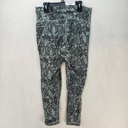 ADIDAS WOMEN'S XL STASH POCKET TRANING ANIMAL PRINT 7/8 LEGGINGS NWT HR2967