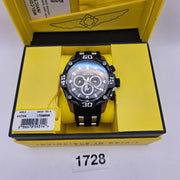 INVICTA 44704 PRO DIVER MEN'S QUARTZ BLACK AND SILVER WATCH NWT