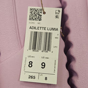 ADIDAS MEN'S 8 ADILETTE LUMIA SLIDES BLISS LILAC PURPLE QUICK DRYING IH8924 NWT