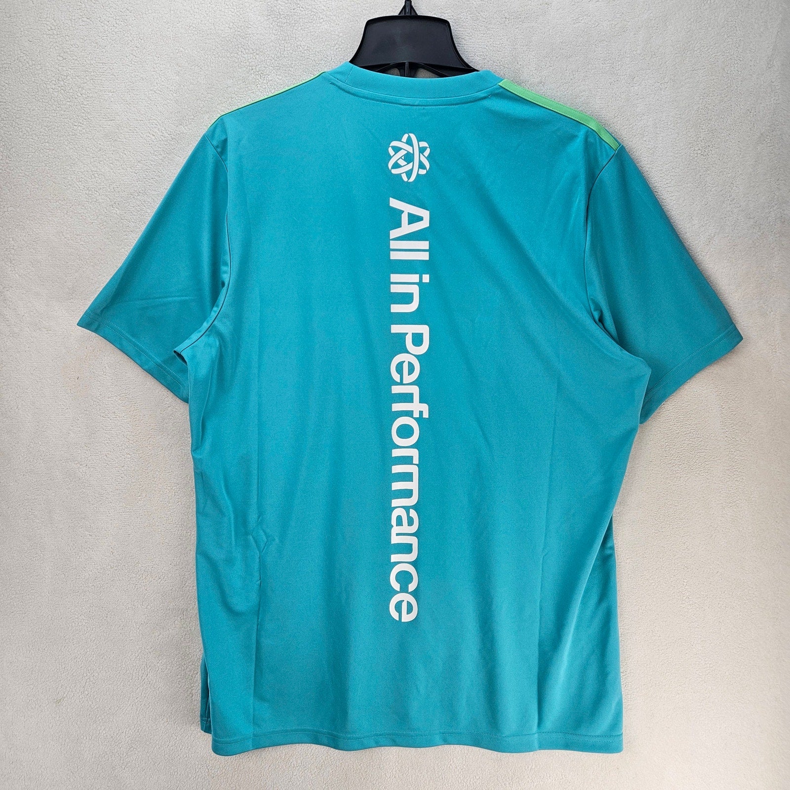 ADIDAS X MERCEDES AMG PETRONAS F1 P1 TRAINING T SHIRT TURQUOISE FORMULA 1