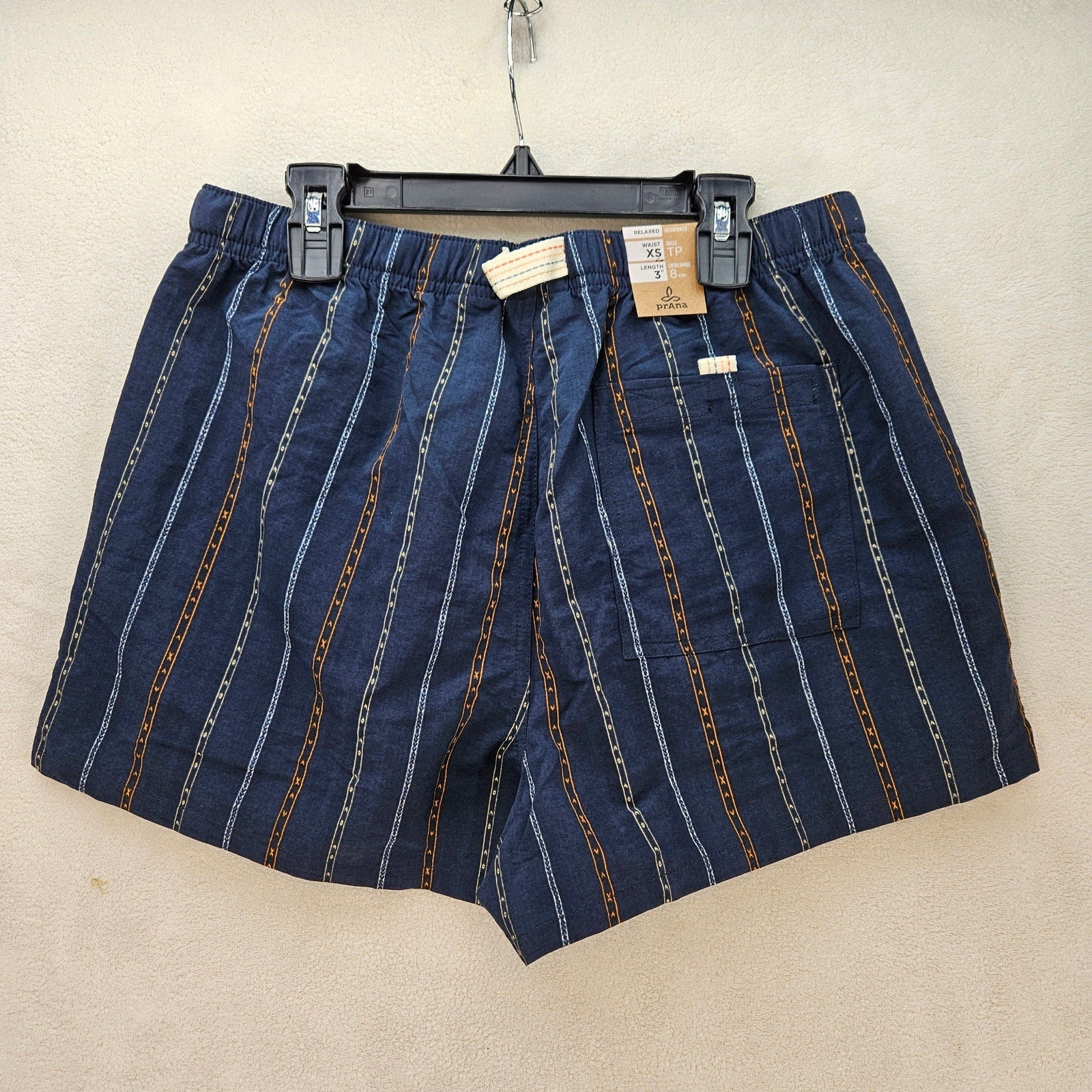 PRANA WOMEN'S SMALL INDIO HERITAGE SHORT CARGO STYLE STORMY NIGHT NWT