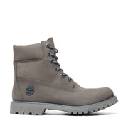 TIMBERLAND WOMEN'S 9 PREMIUM 6 INCH WP BOOT MEDIUM GREY NUBUCK NIB