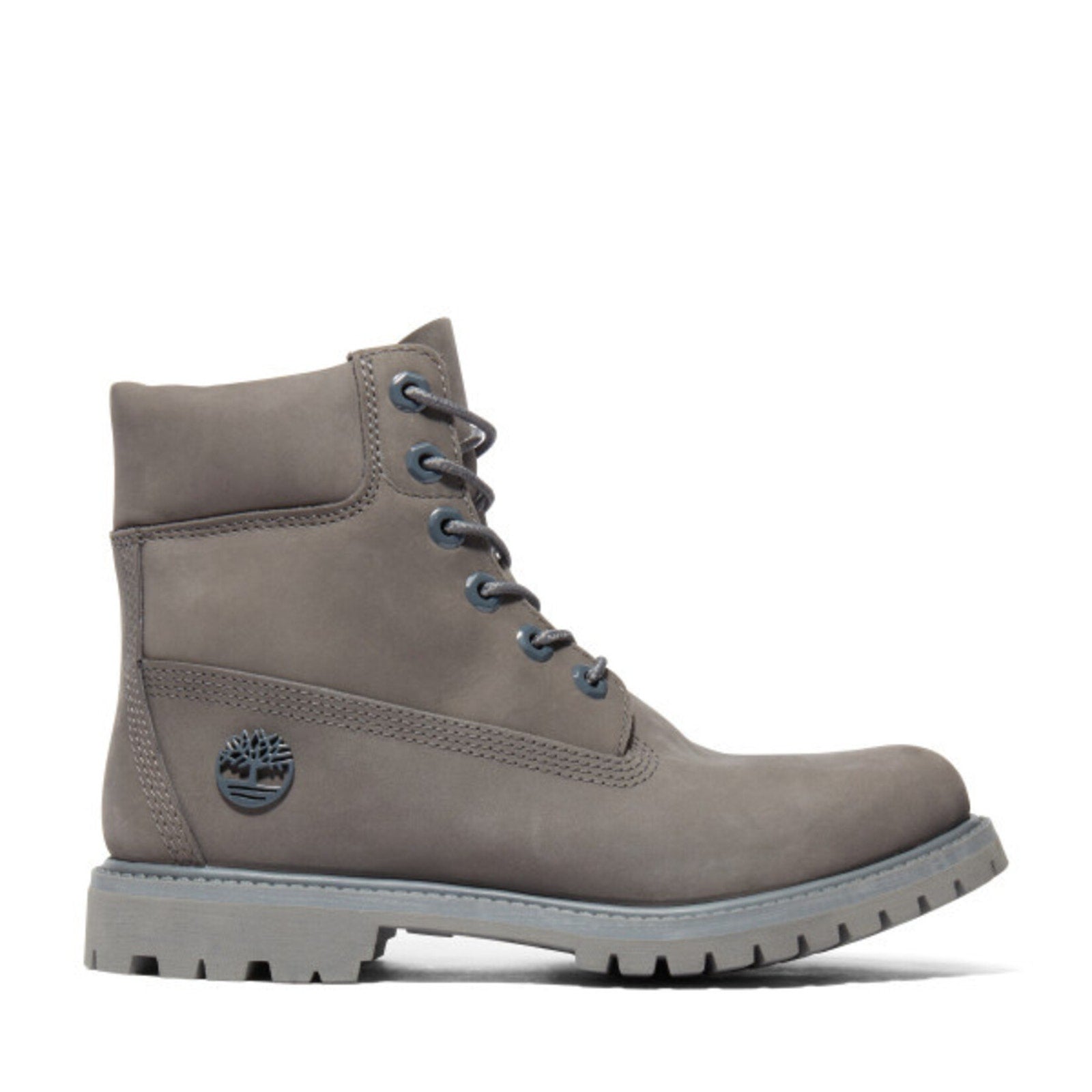 TIMBERLAND WOMEN'S 9 PREMIUM 6 INCH WP BOOT MEDIUM GREY NUBUCK NIB