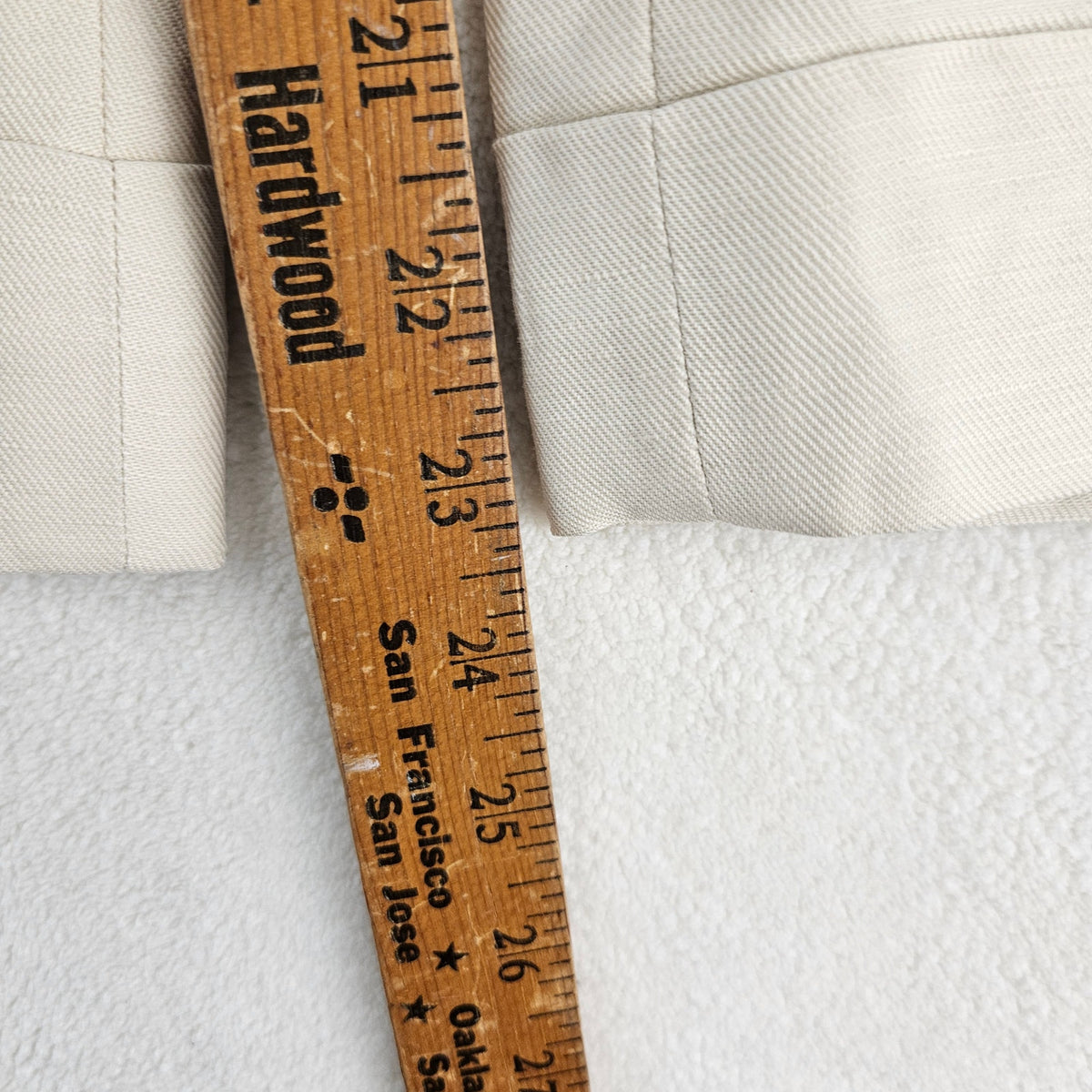 LAUREN RALPH LAUREN WOMEN'S 14P LINEN BLEND WIDE LEG CROPPED PANTS NWT IVORY