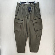 UNDER ARMOUR MEN'S LARGE EXPDT GREEN UNSTOPPABLE TEXTURED WOVEN CARGO PANTS NWT