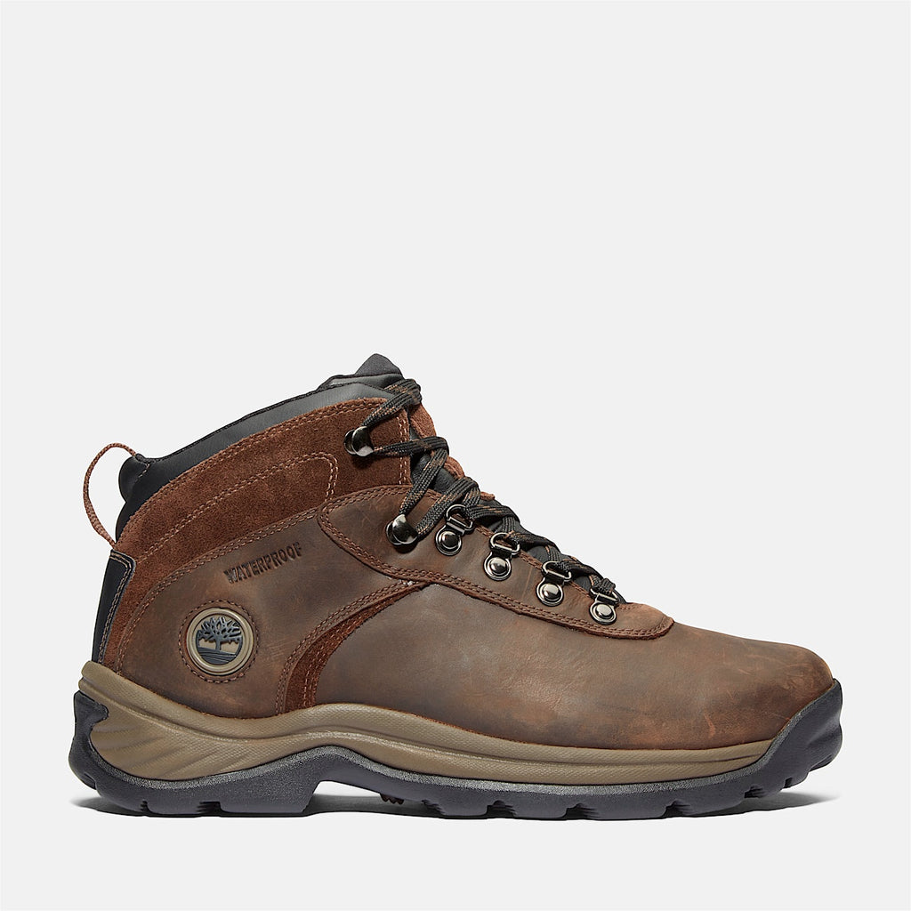 TIMBERLAND MEN'S 11 FLUME WATERPROOF LACE UP HIKING BOOTS DARK BROWN NIB