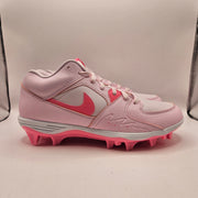 JORDAN MEN'S 10 STADIUM 90 LOW TD PINK WHITE FOOTBALL CLEATS HQ0210-600 NWOB