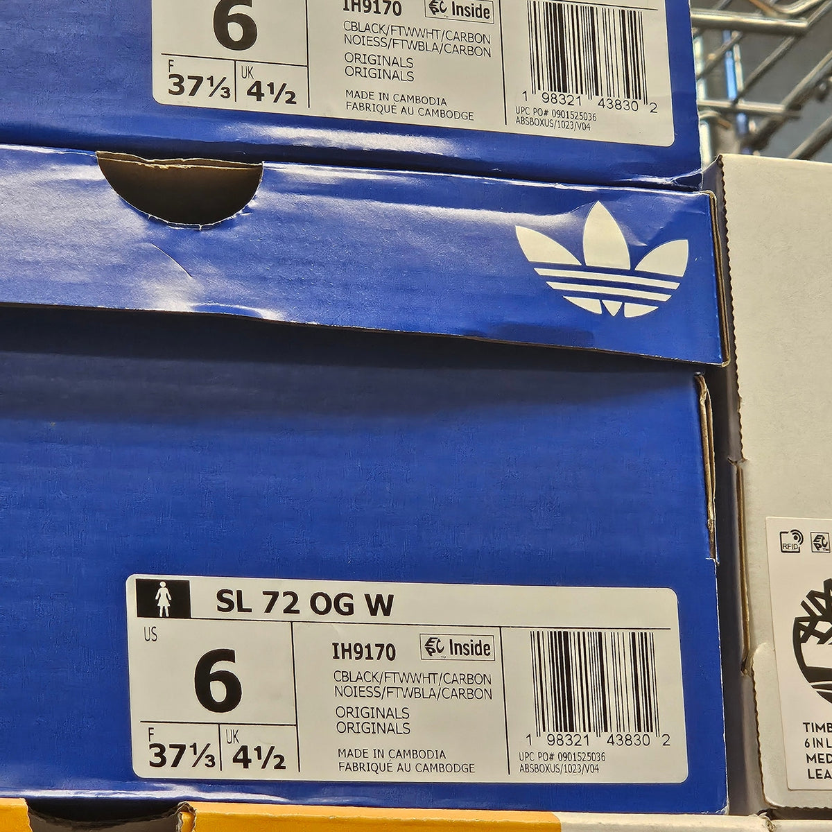 ADIDAS ORIGINALS WOMEN'S 6 SL72 OG BLACK CARBON SNAKESKIN IH9170 NIB