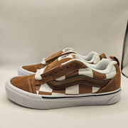 VANS MEN'S 8 KNU SKOOL MEGA CHECK BROWN NWOB VN000CRPBRO