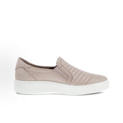 ECCO WOMEN'S 41 SOFT 9 II SLIP ON METALLIC GREY ROSE SNEAKER NIB