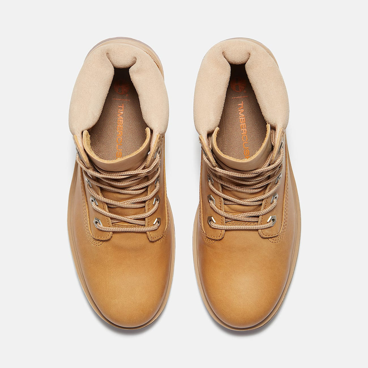 TIMBERLAND WOMEN'S 7 PREMIUM 25 WP 6 INCH LACE UP WP WHEAT FULL GRAIN BOOT