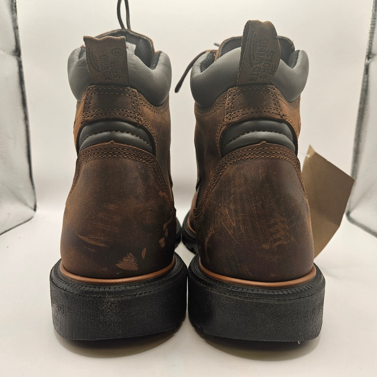 RED WING MEN'S 11 EE WIDE 415 DYNAFORCE 6 IN WP SOFT TOE WORK BOOTS BROWN NWOB