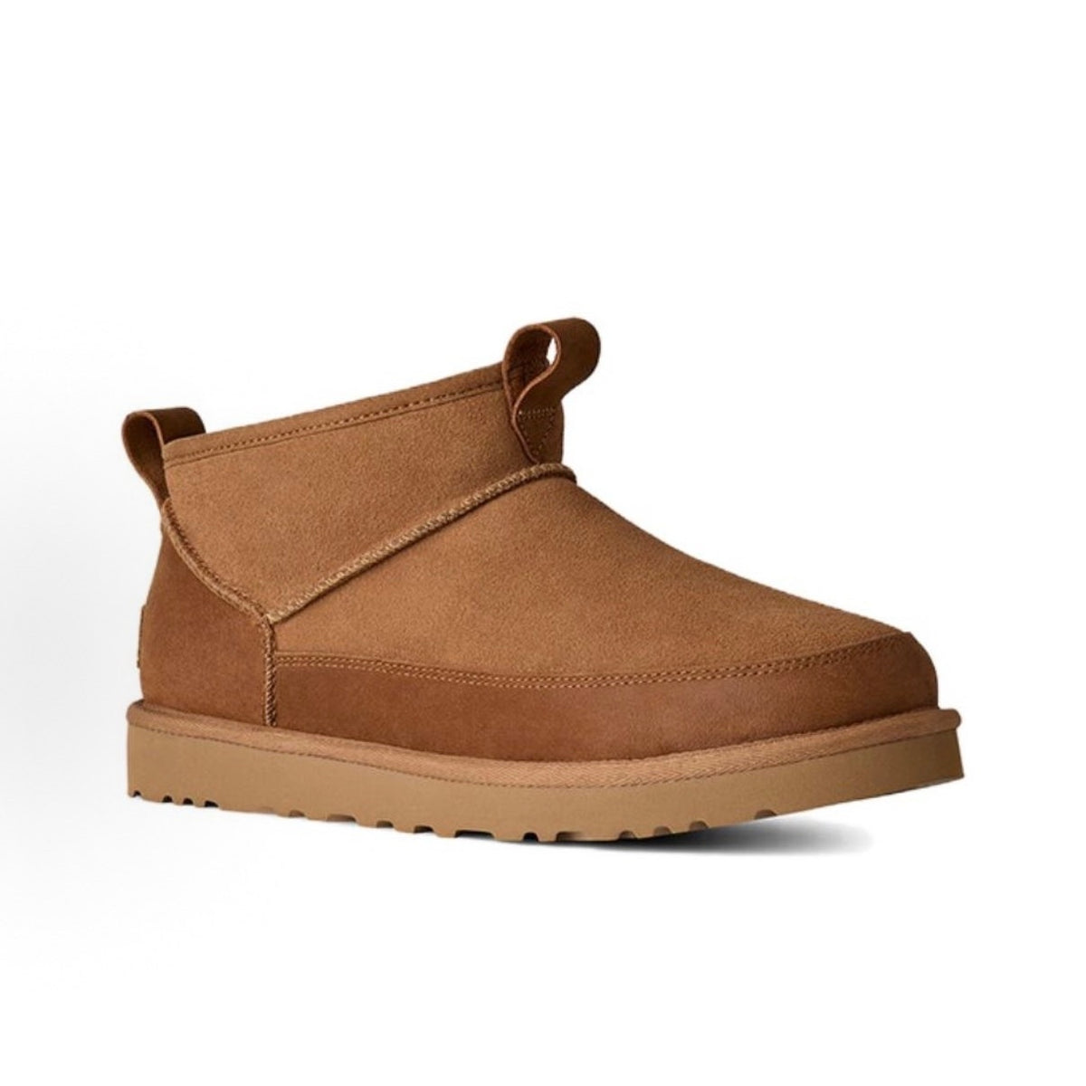 UGG MEN'S 12 CLASSIC ULTRA MINI LENNOX CHESTNUT 1174581 NIB