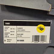 NEW BALANCE MEN'S 11 BLUE GREY M1000S ABZORB  STREET LIFESTYLE MESH RUNNER NIB